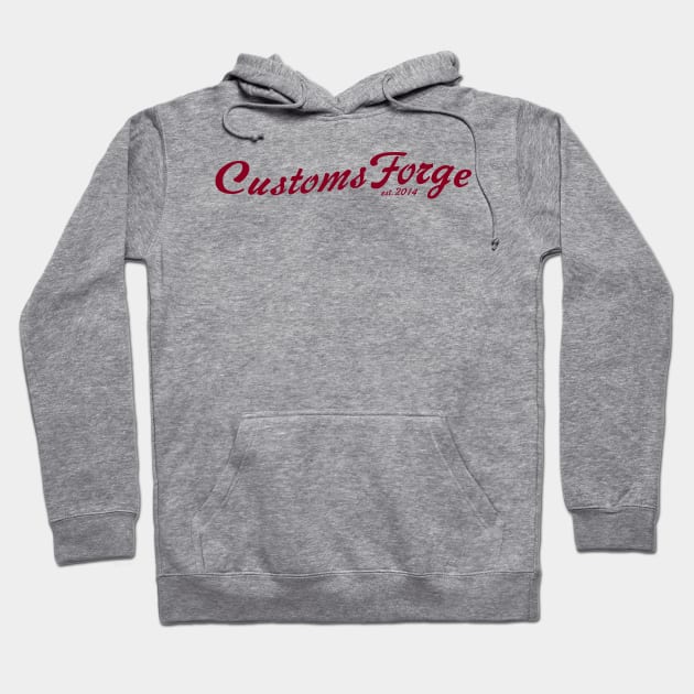 CustomsForge old-timey logo Hoodie by CustomsForge